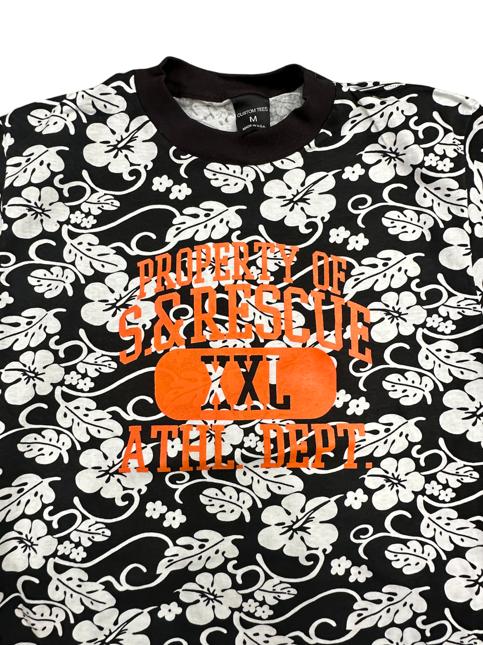 Black Floral print