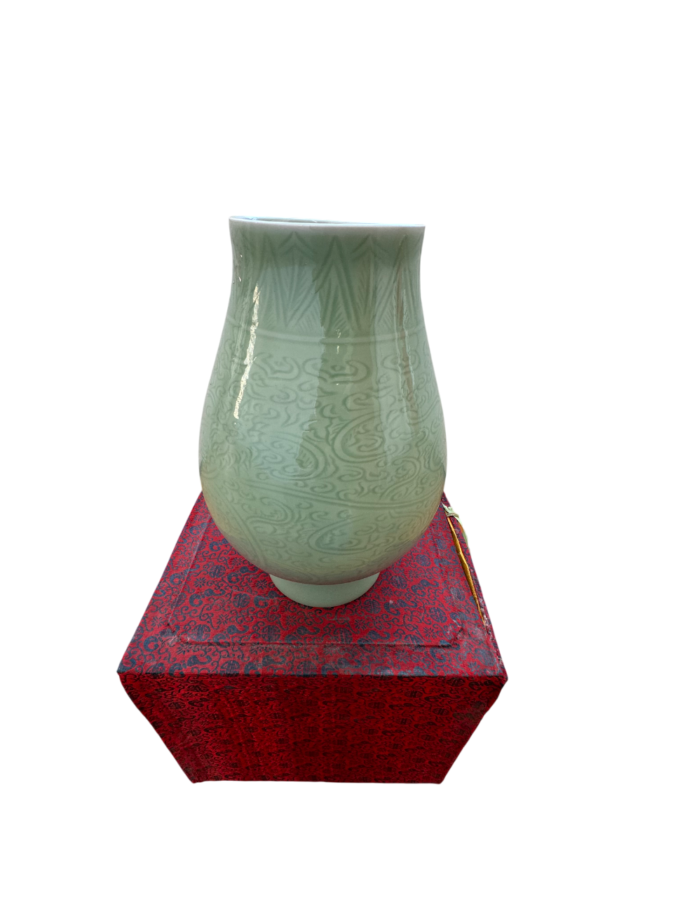 Greenware vase