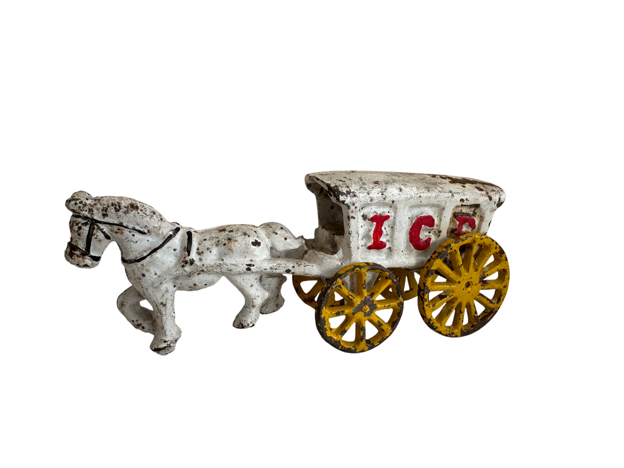 Cast Iron Ice Wagon