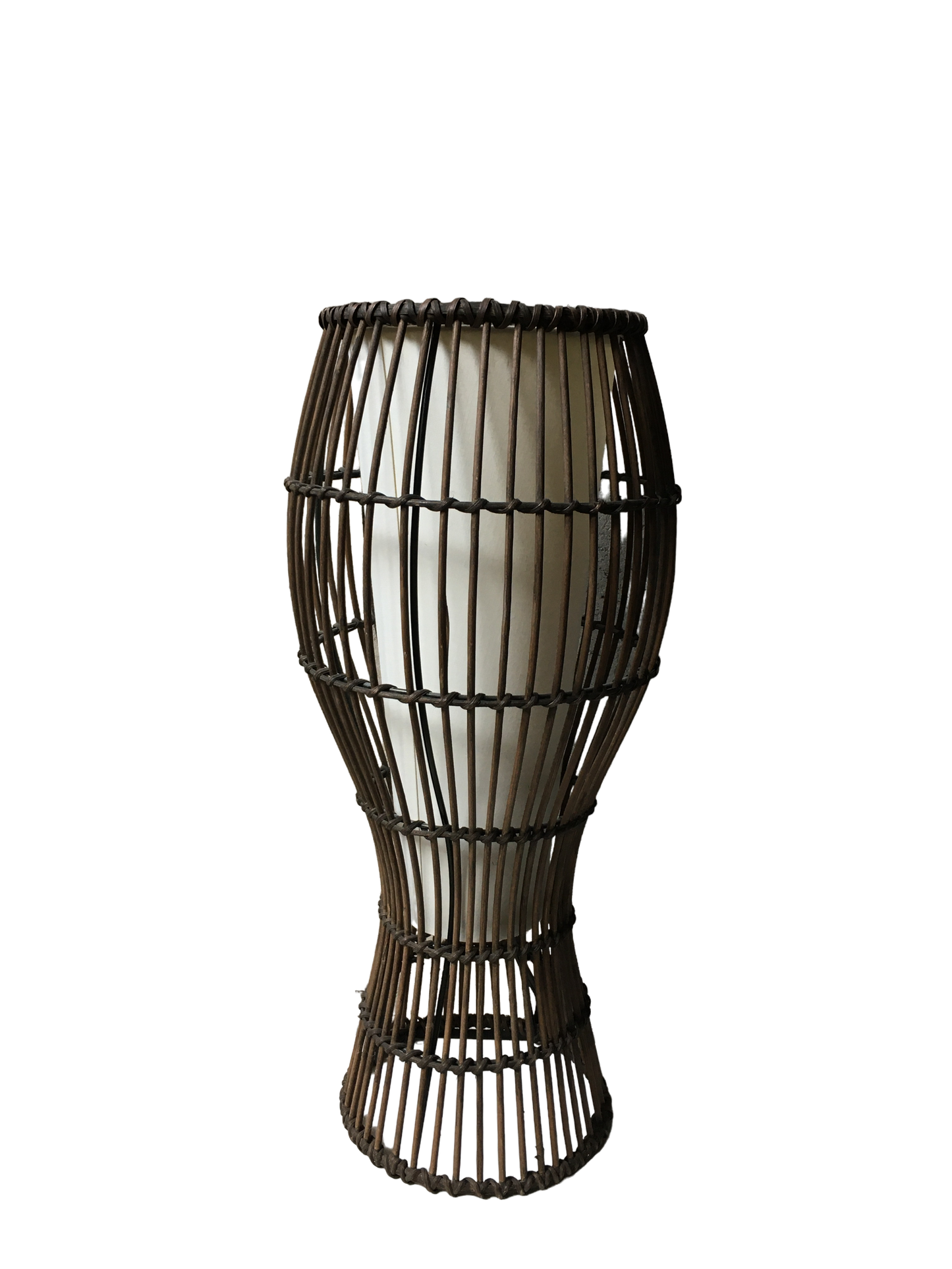 MCM Wicker Lamp