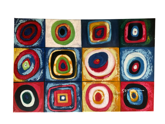 Kandinsky style canvas