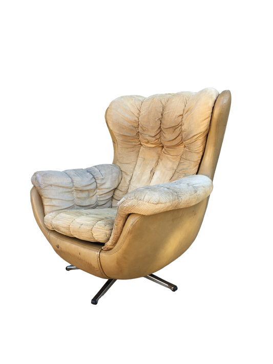 MCM Wing Back Lounge Chair