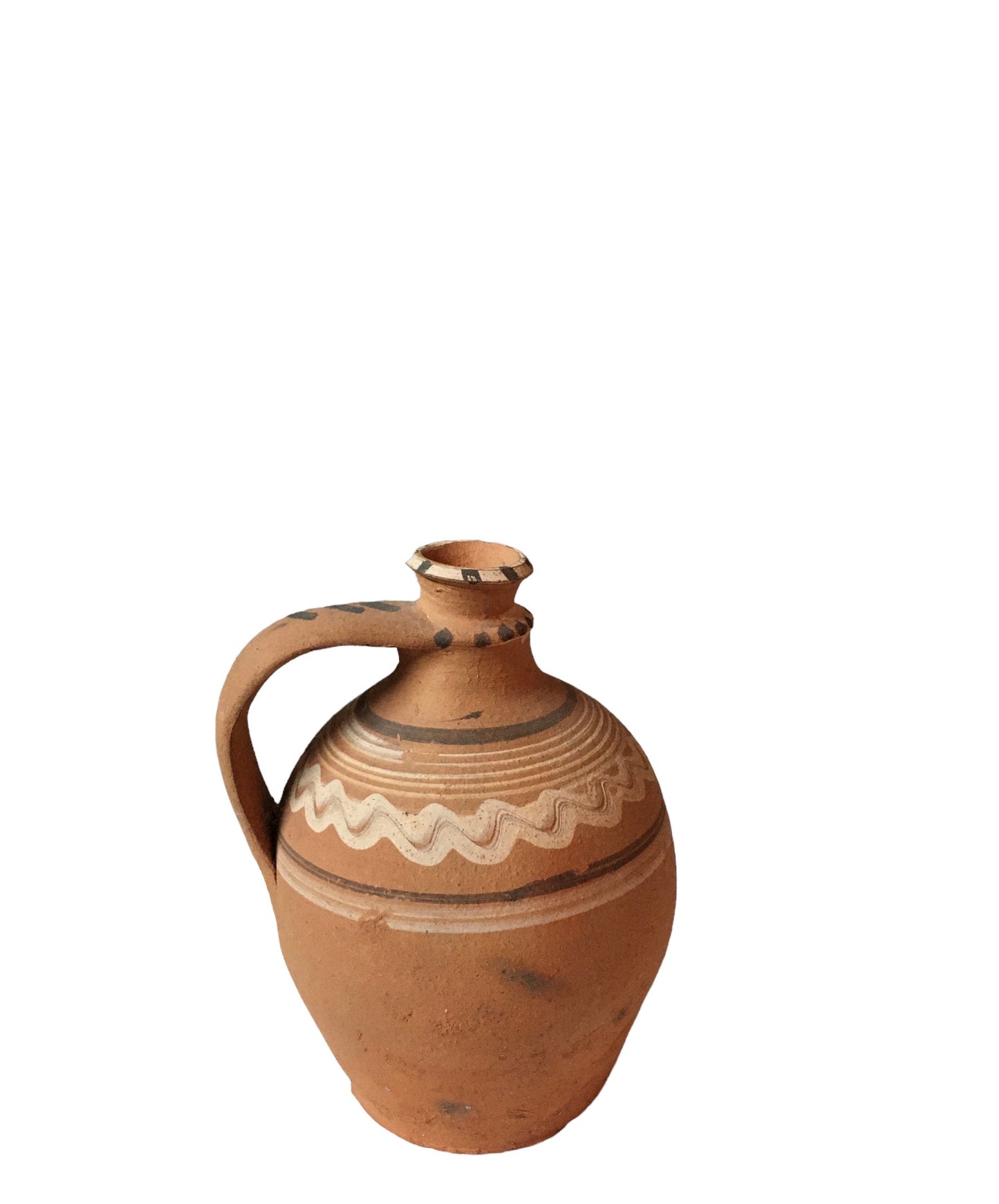 Hand-painted Terracotta vessel