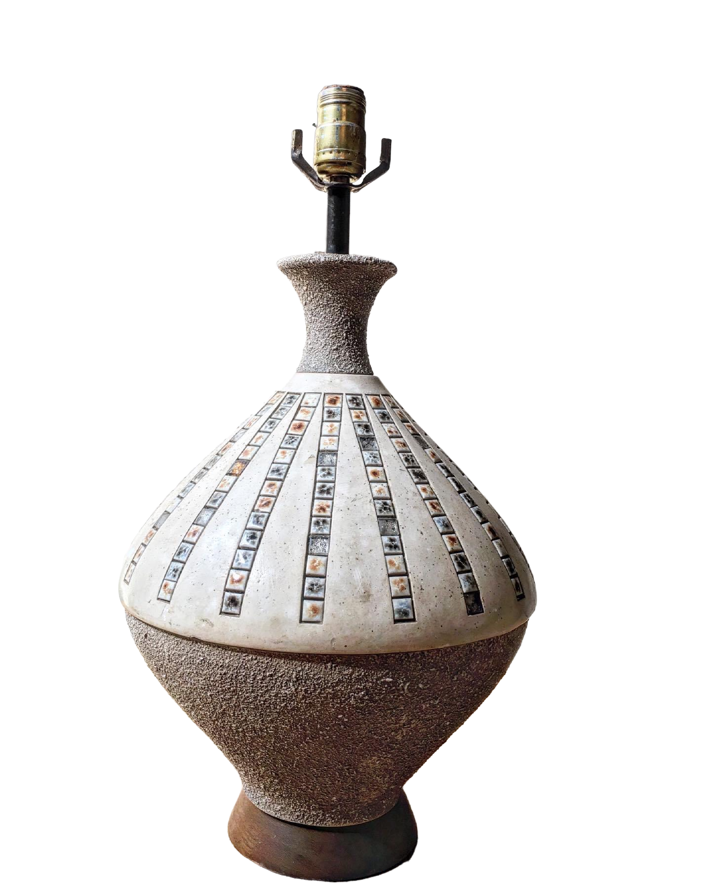 Danish Ceramic and Tile Lamp