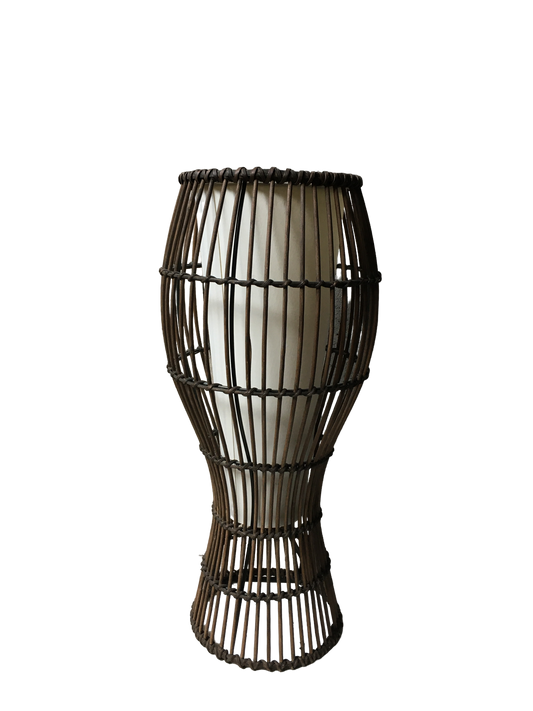 MCM Wicker Lamp